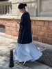 Navy Contrast Sweatshirt Dress sold by Pixie Market