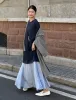 Navy Contrast Sweatshirt Dress sold by Pixie Market