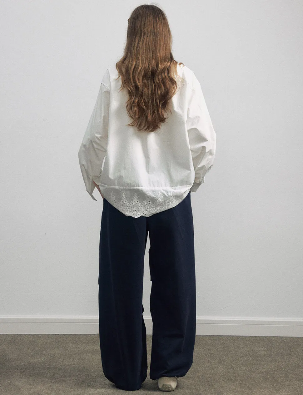 Lace Hem Shirt-PREORDER sold by Pixie Market product image thumbnail 3