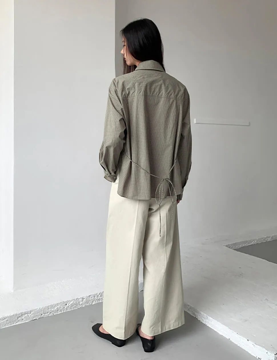 Double Belted Tan Pants-PREORDER sold by Pixie Market product image thumbnail 5