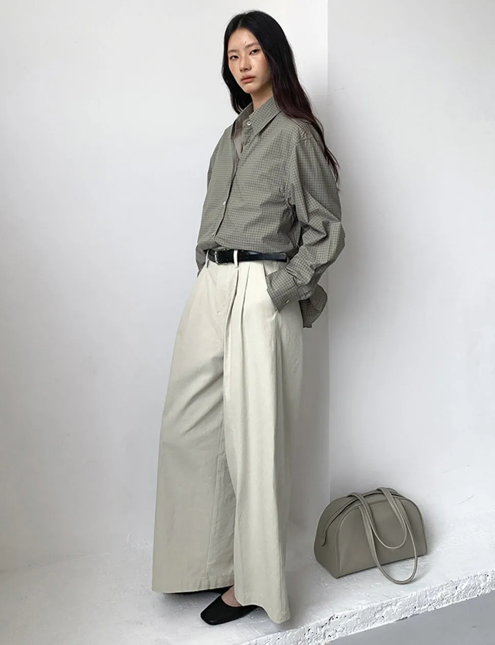 Double Belted Tan Pants-PREORDER sold by Pixie Market product image thumbnail 4