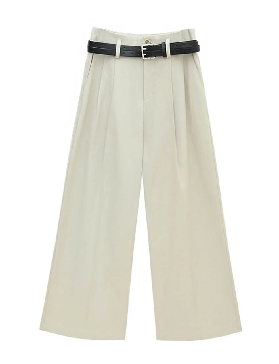 Double Belted Tan Pants-PREORDER sold by Pixie Market product image thumbnail 3