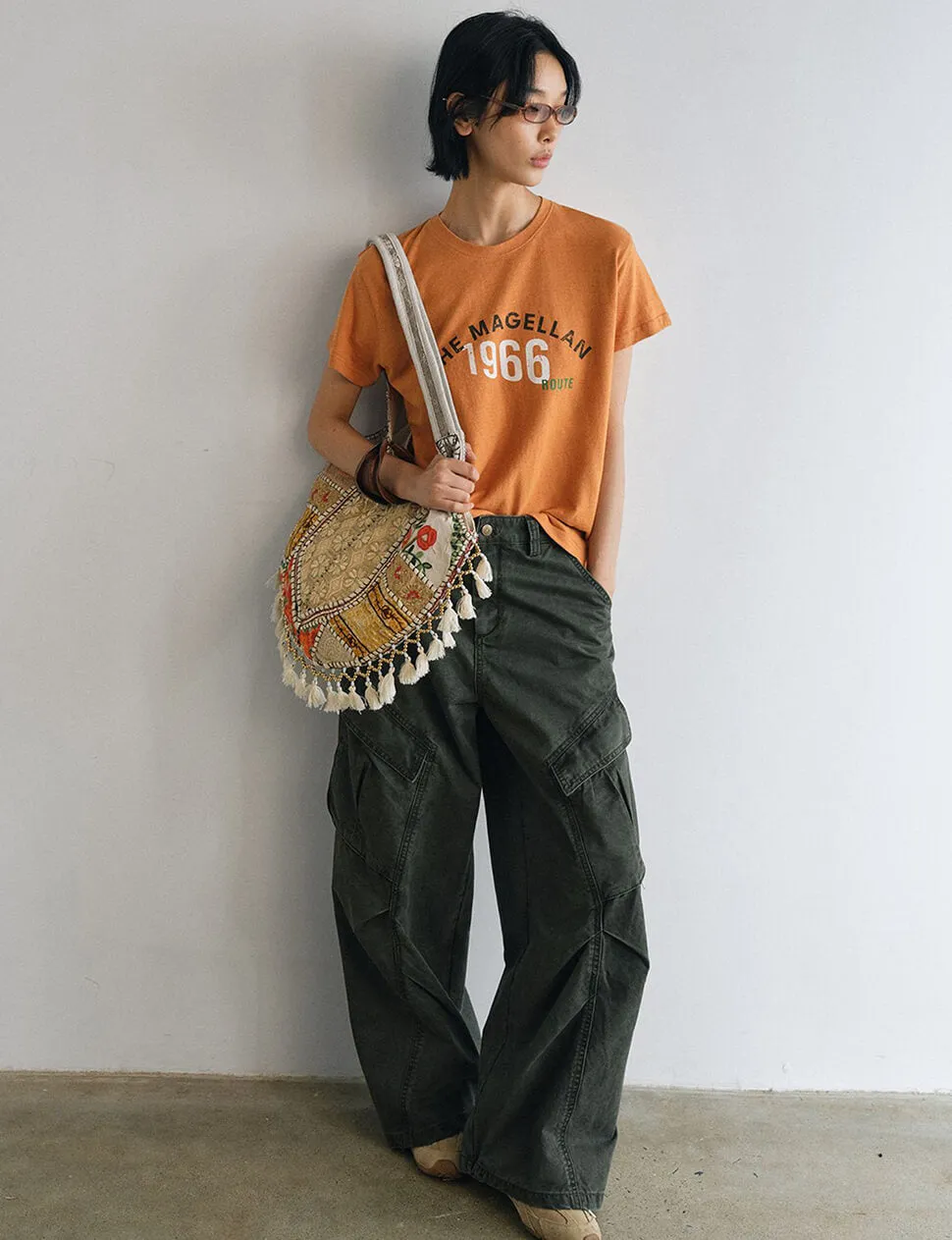 Olive Cargo Pants-BESTSELLER sold by Pixie Market product image thumbnail 3