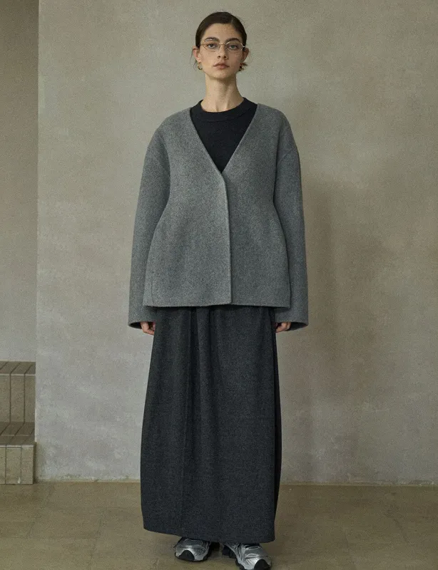 Hourglass Wool Scarf Coat made by Pixie Market