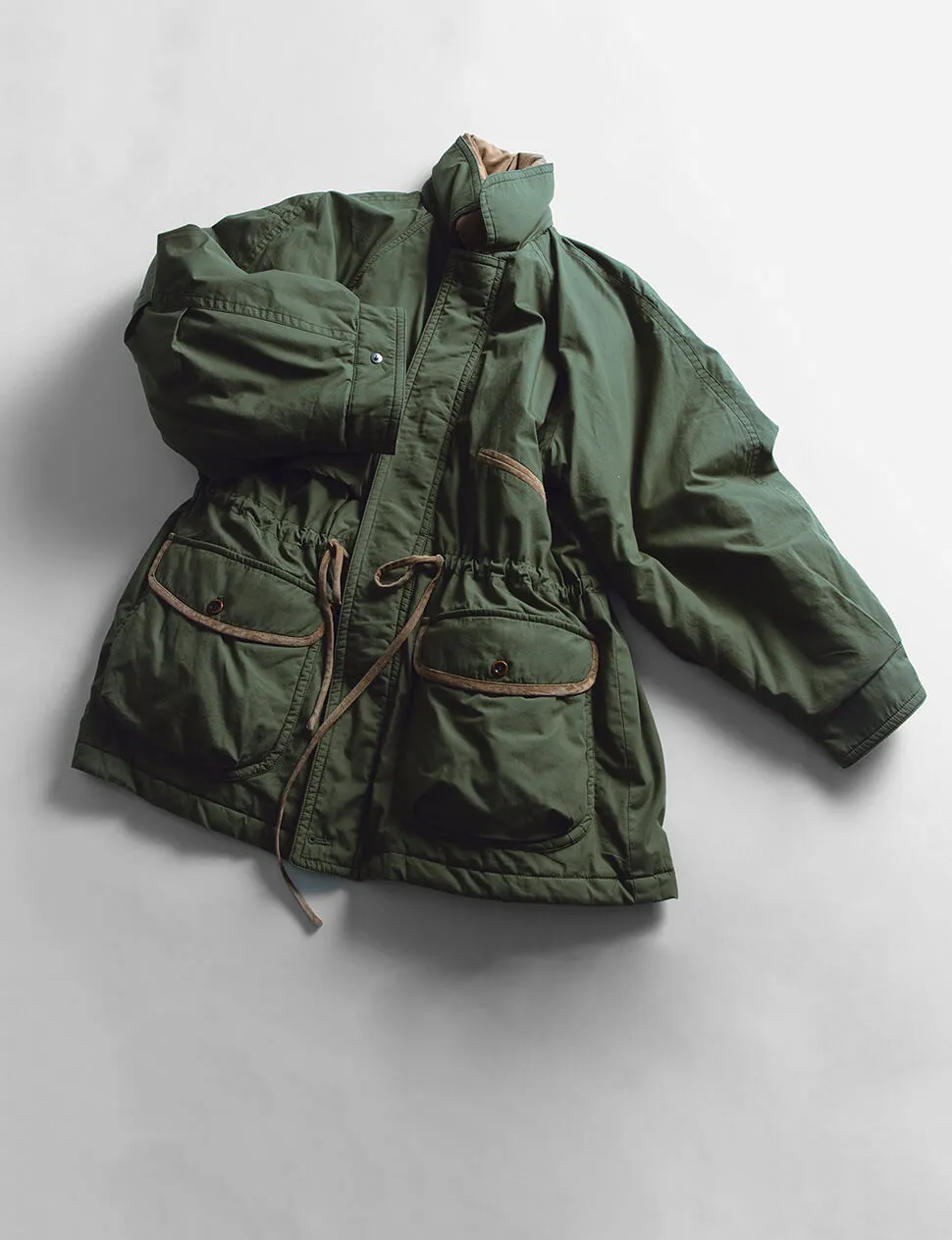 Oversized Olive Parka -PREORDER sold by Pixie Market product image thumbnail 4