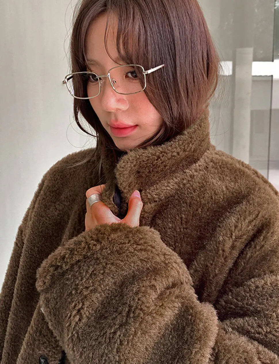 Reversible Brown Fur Jacket sold by Pixie Market product image thumbnail 5