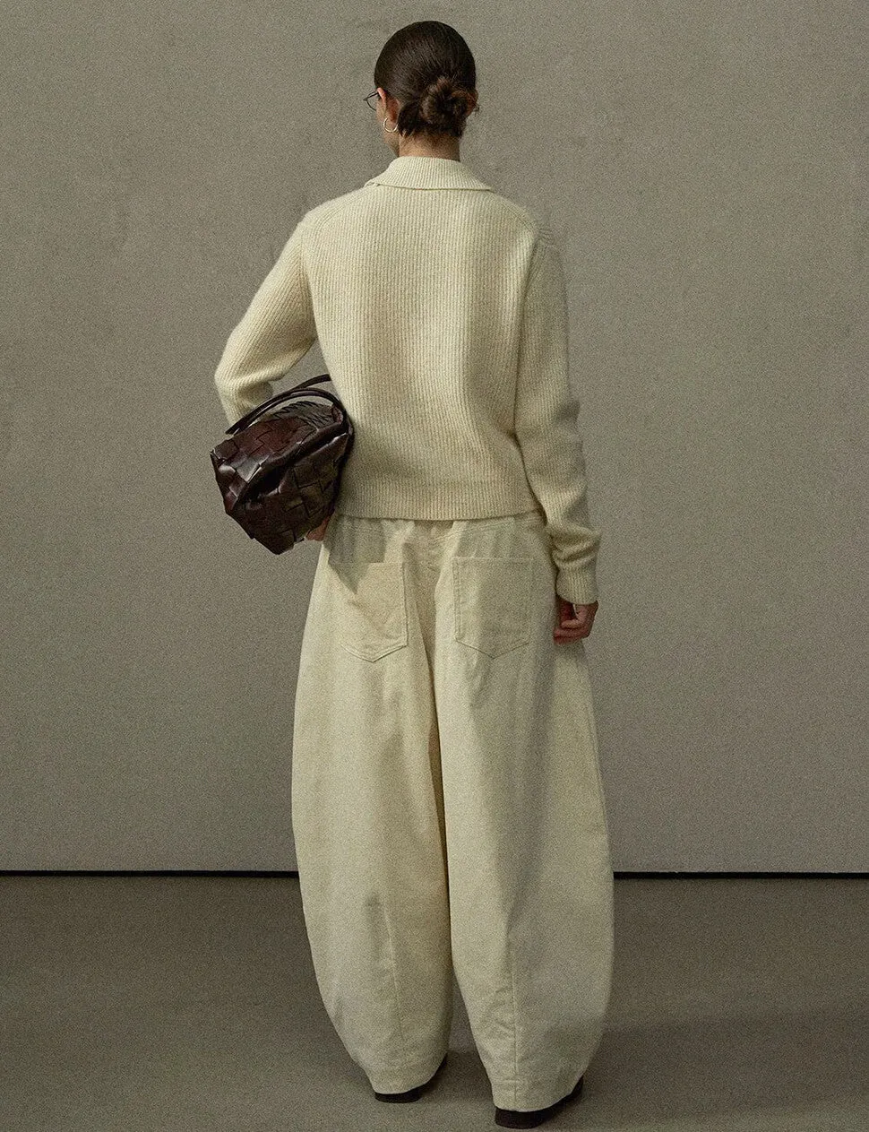 Ivory Pocket Zip Cardigan sold by Pixie Market product image thumbnail 4