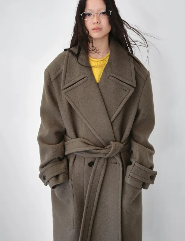 Oversized Wool Coat -PREORDER made by Pixie Market