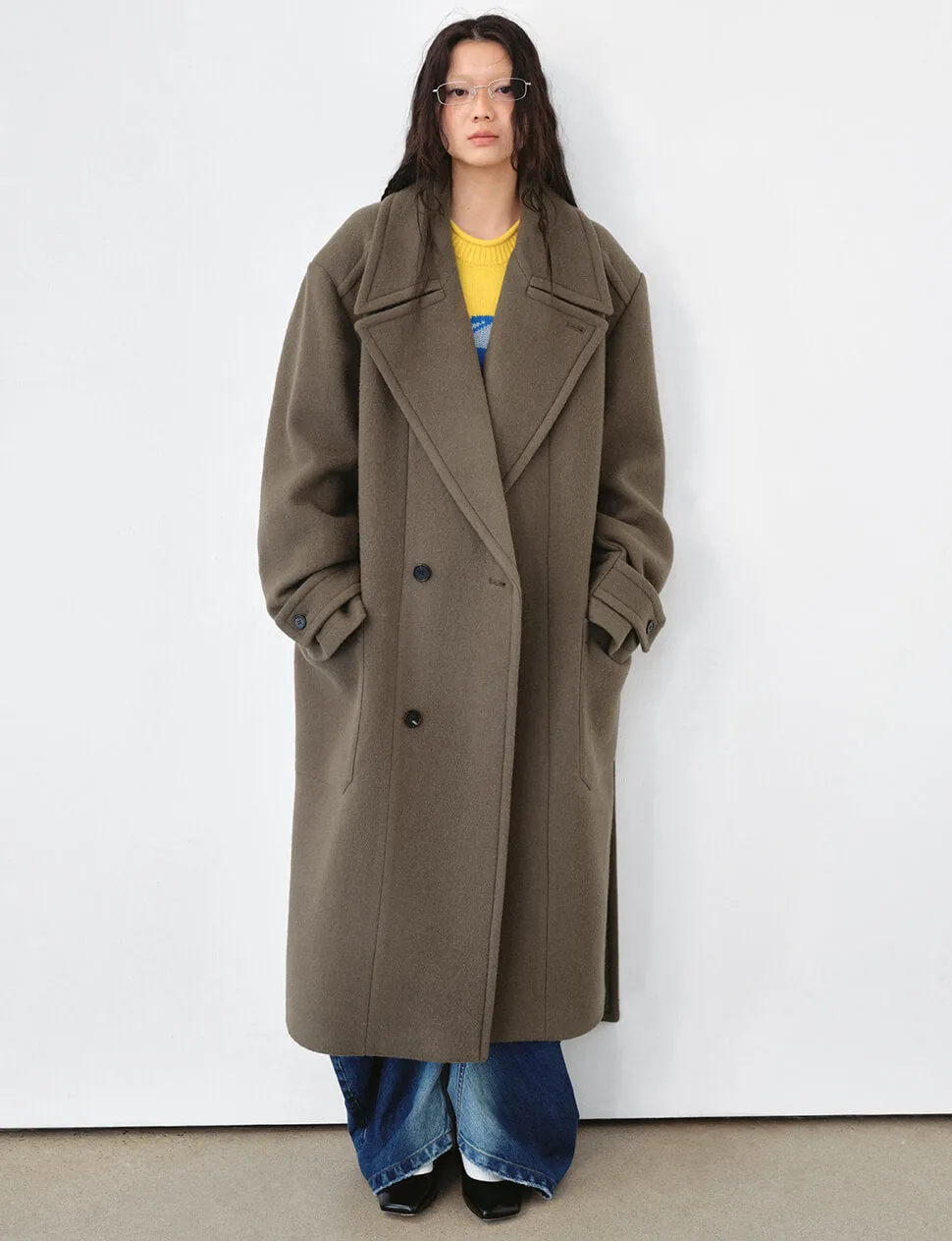 Oversized Wool Coat -PREORDER sold by Pixie Market product image thumbnail 2