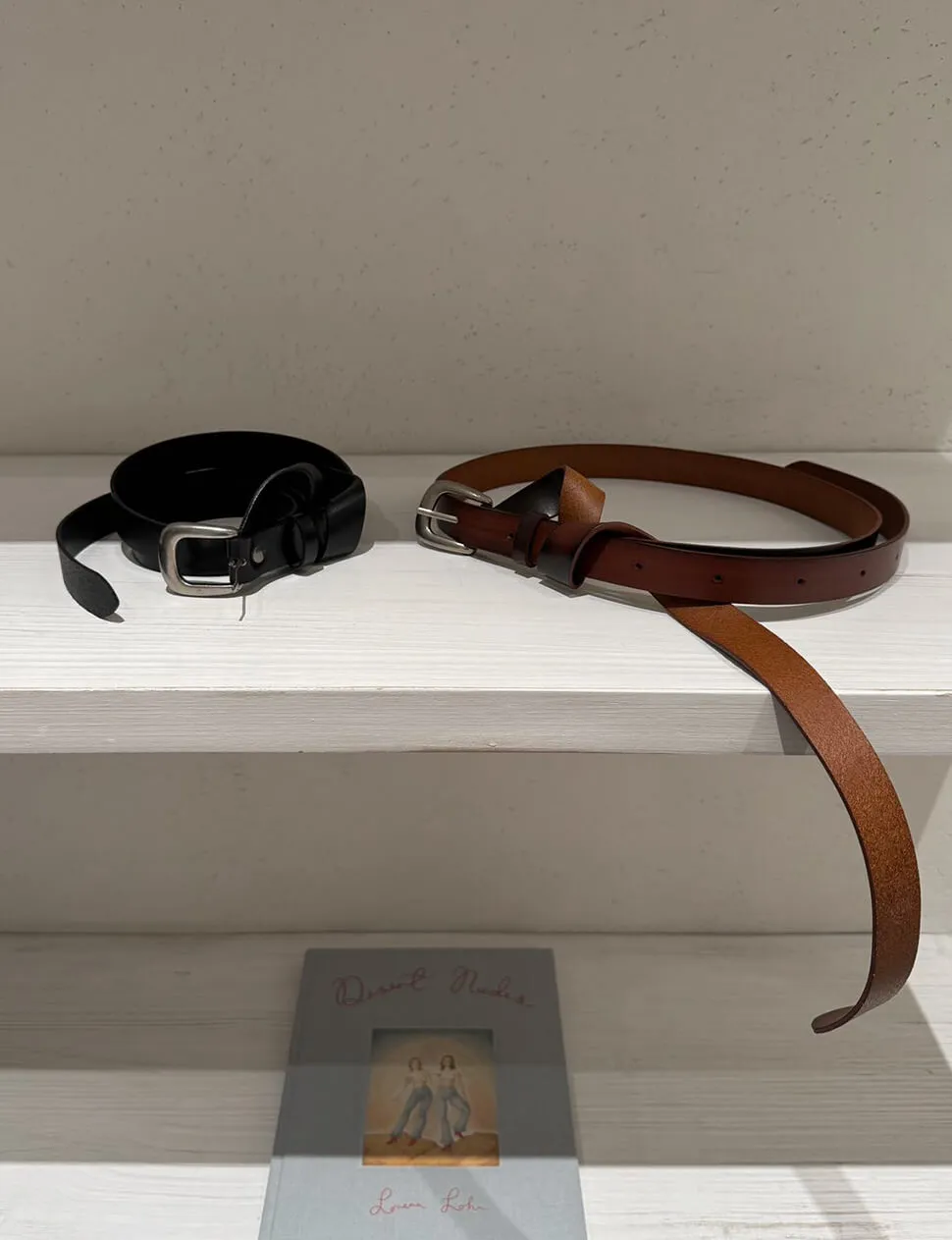 Black Long Leather Belt with Silver Buckle sold by Pixie Market product image thumbnail 4