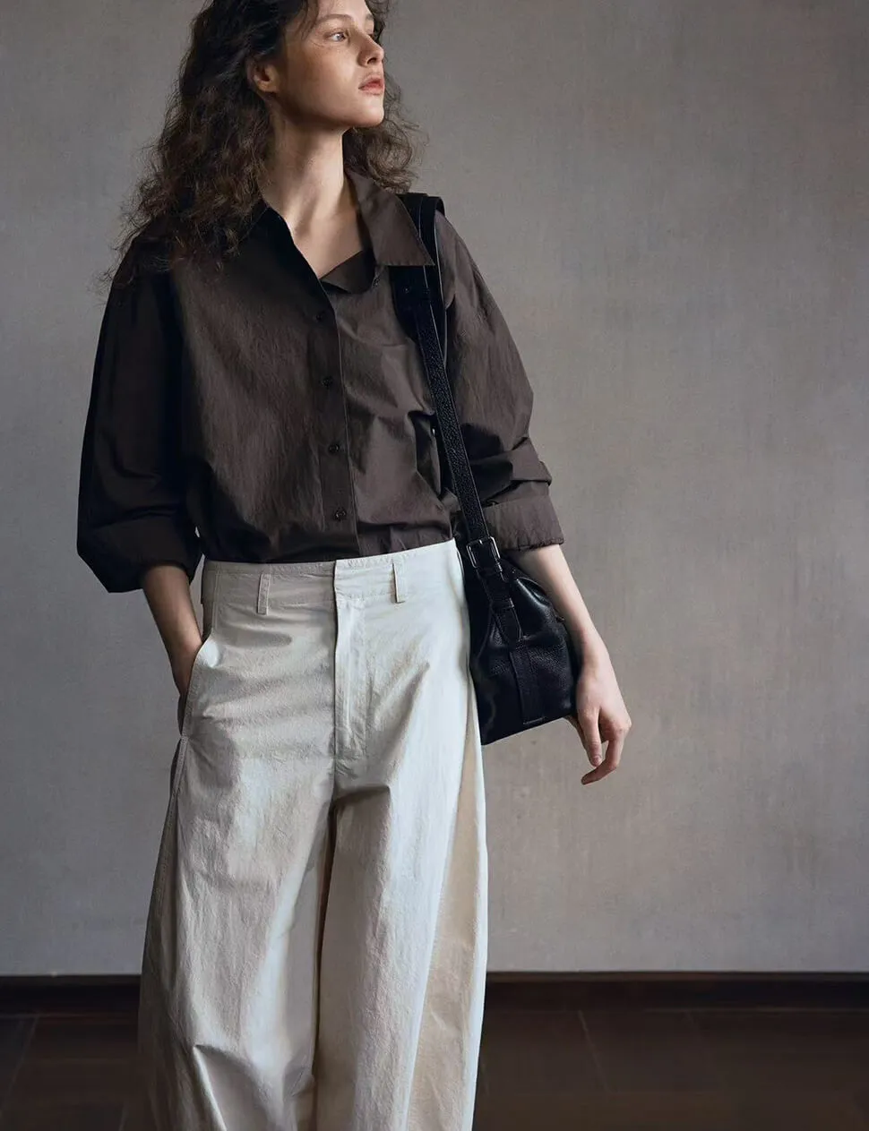 Stone High Waist Barrel Leg Pants-PREORDER sold by Pixie Market product image thumbnail 5