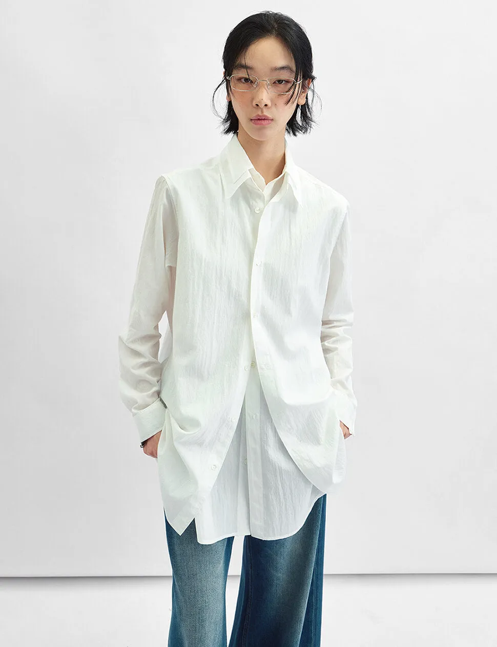 Double Layered Long Shirt sold by Pixie Market product image thumbnail 4