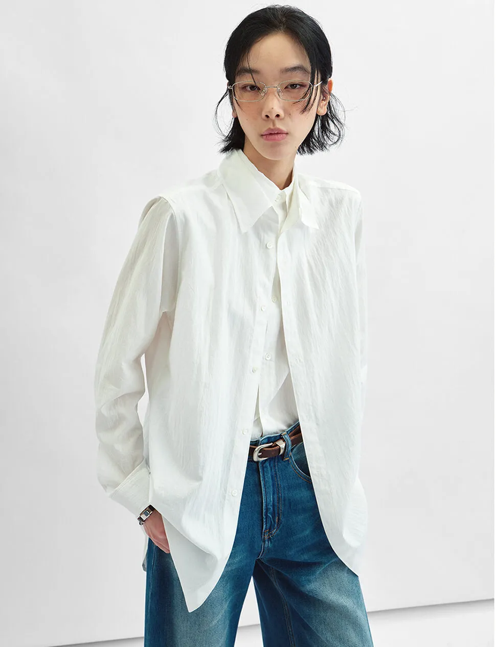 Double Layered Long Shirt sold by Pixie Market product image thumbnail 5