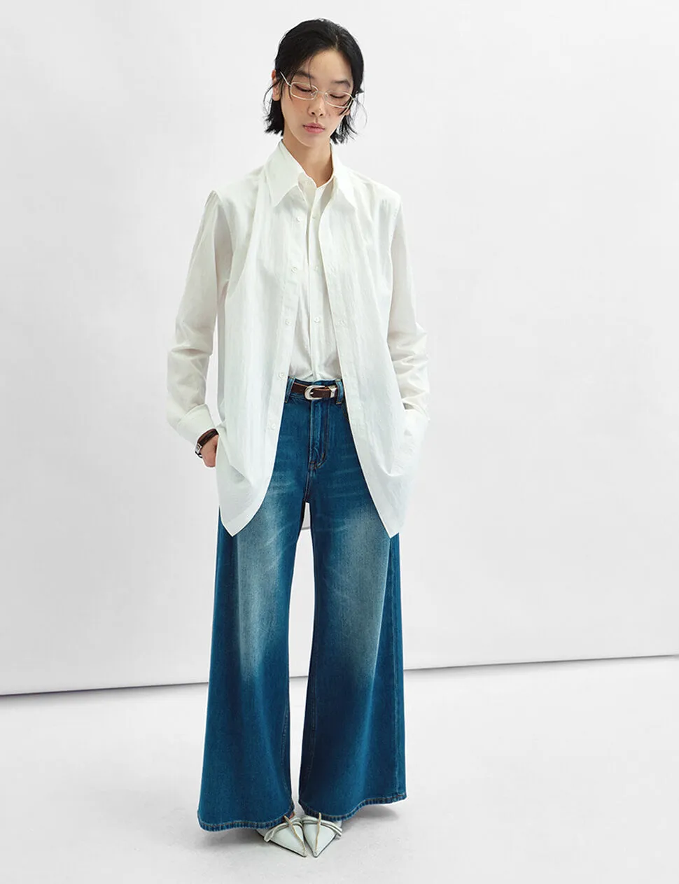 Double Layered Long Shirt sold by Pixie Market product image thumbnail 3