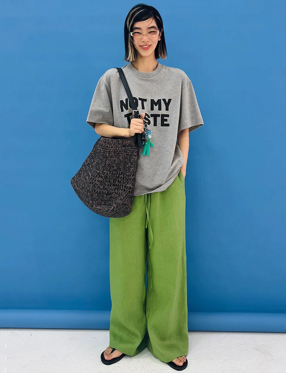 Not My Taste Graphic Tee in Grey sold by Pixie Market product image thumbnail 5