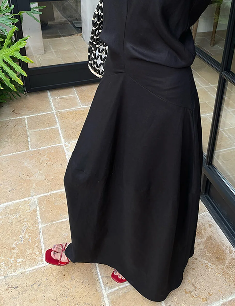 Cowl Neck Sleeveless Paneled Maxi Dress sold by Pixie Market product image thumbnail 2