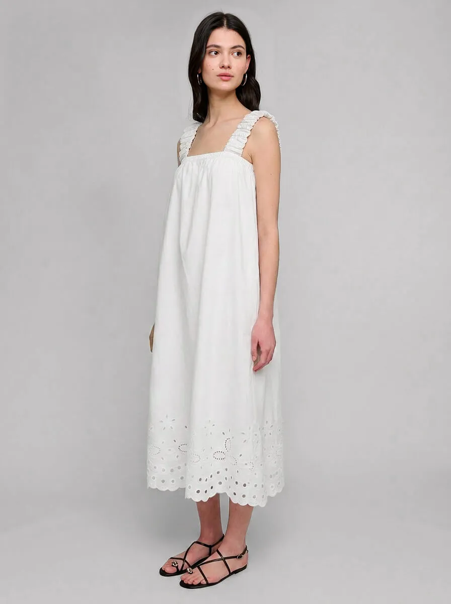 Cotton Eyelet Midi Dress sold by Pixie Market product image thumbnail 2