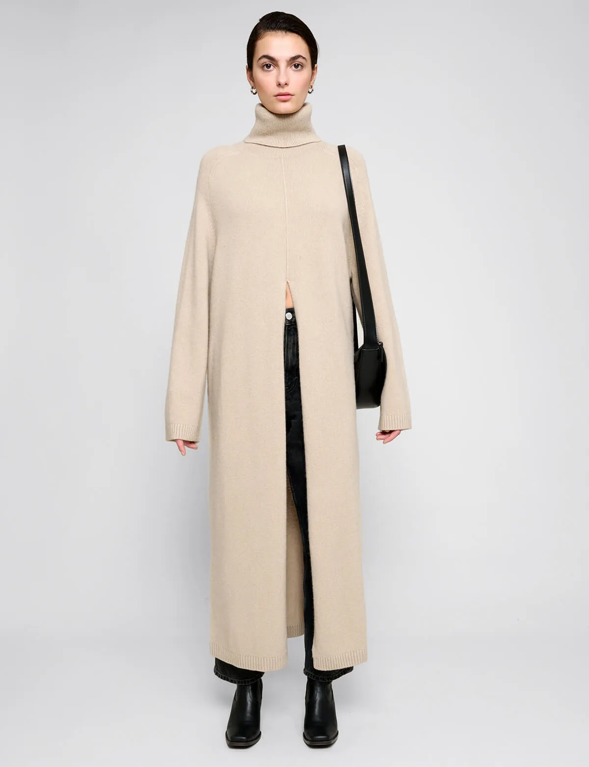 Pebble Slit Long Sweater-BESTSELLER sold by Pixie Market product image thumbnail 3