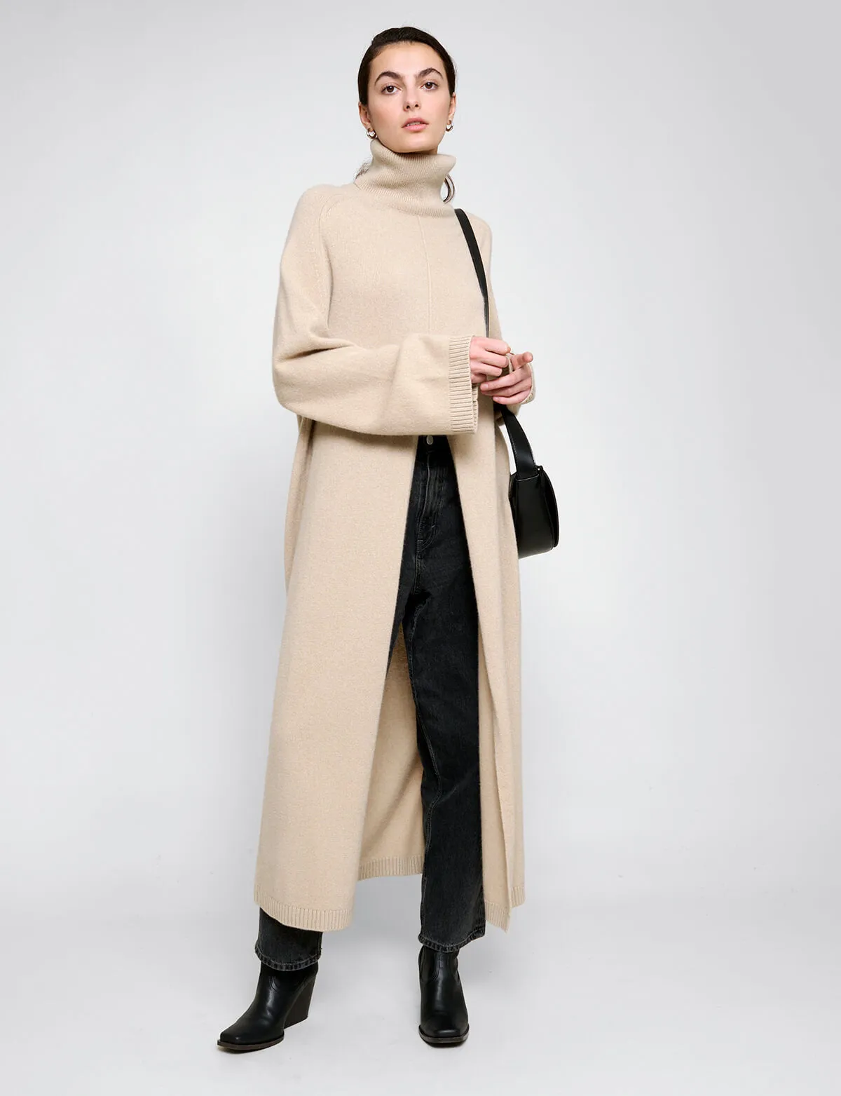 Pebble Slit Long Sweater-BESTSELLER sold by Pixie Market product image thumbnail 4