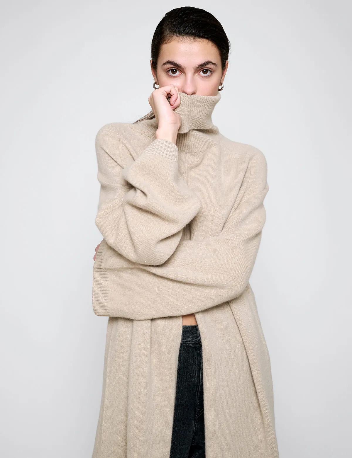 Pebble Slit Long Sweater-BESTSELLER sold by Pixie Market product image thumbnail 2