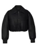 Black Faux-Leather Bomber Jacket-BESTSELLER sold by Pixie Market