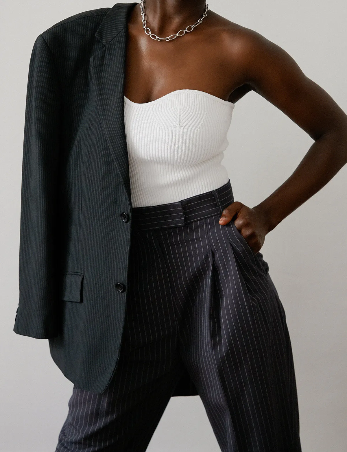 Cass Bustier Knit Top-BESTSELLER sold by Pixie Market