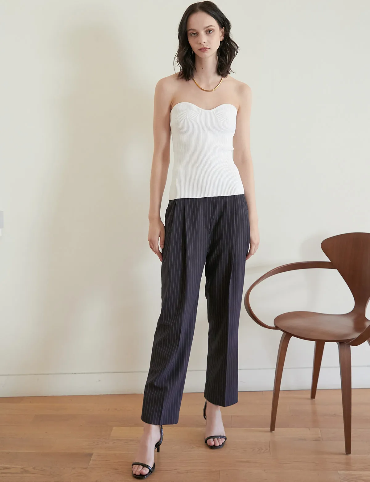 Cass Bustier Knit Top-BESTSELLER sold by Pixie Market product image thumbnail 4