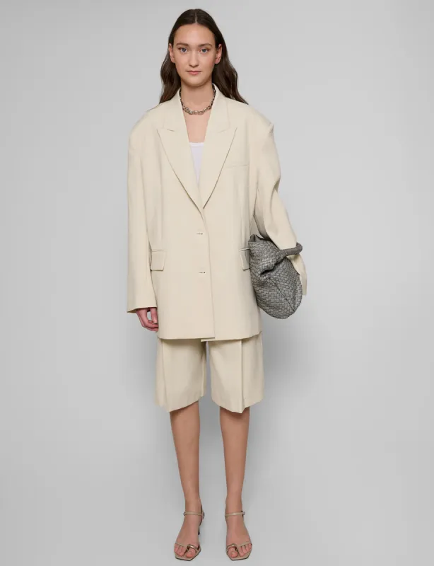 Beige Oversized Blazer sold by Pixie Market