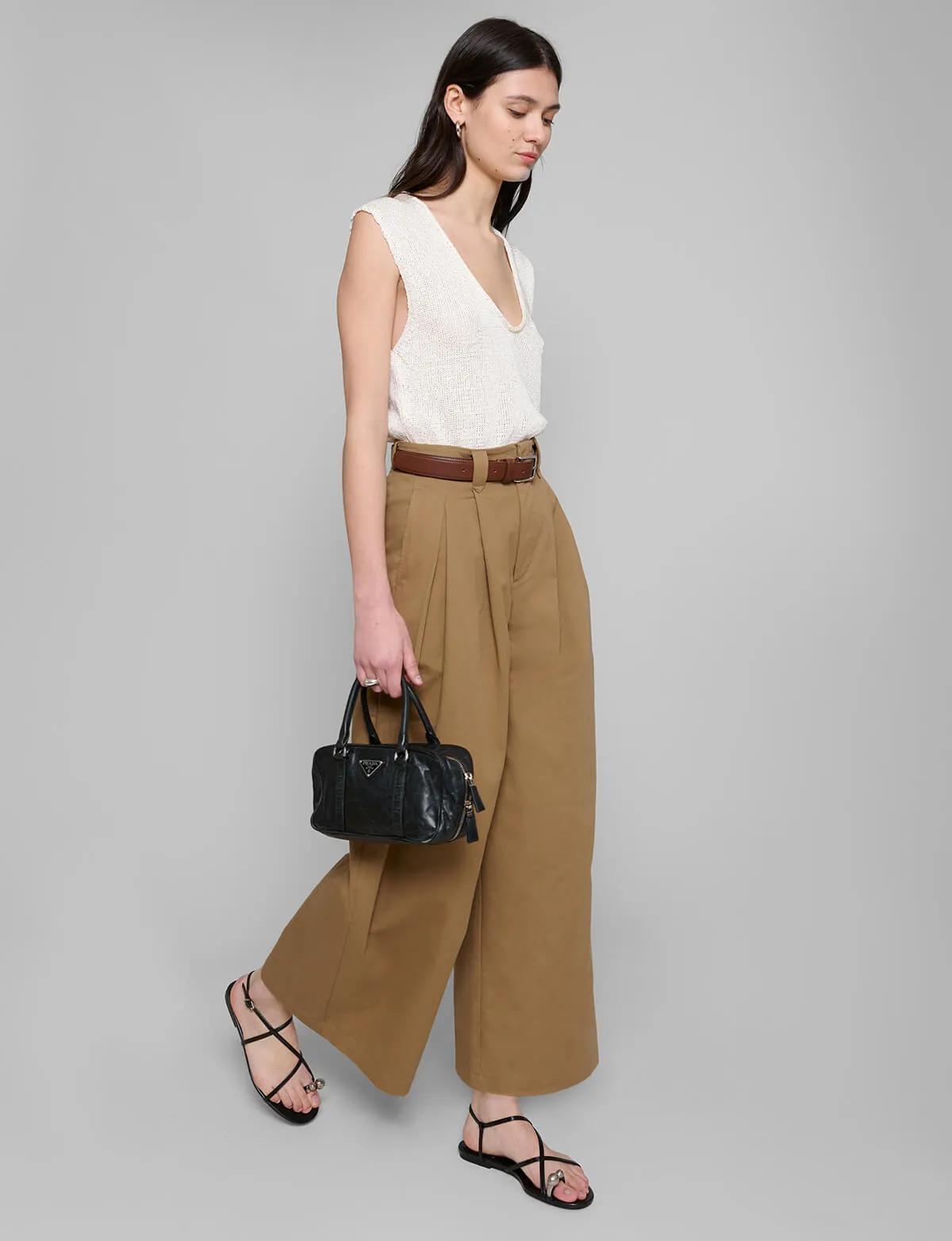 Caramel Wide Leg Pants sold by Pixie Market product image thumbnail 4