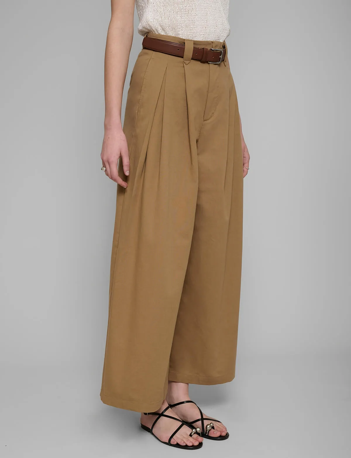 Caramel Wide Leg Pants sold by Pixie Market product image thumbnail 3