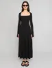 Black Jersey Maxi Dress sold by Pixie Market