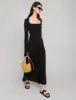 Black Jersey Maxi Dress sold by Pixie Market