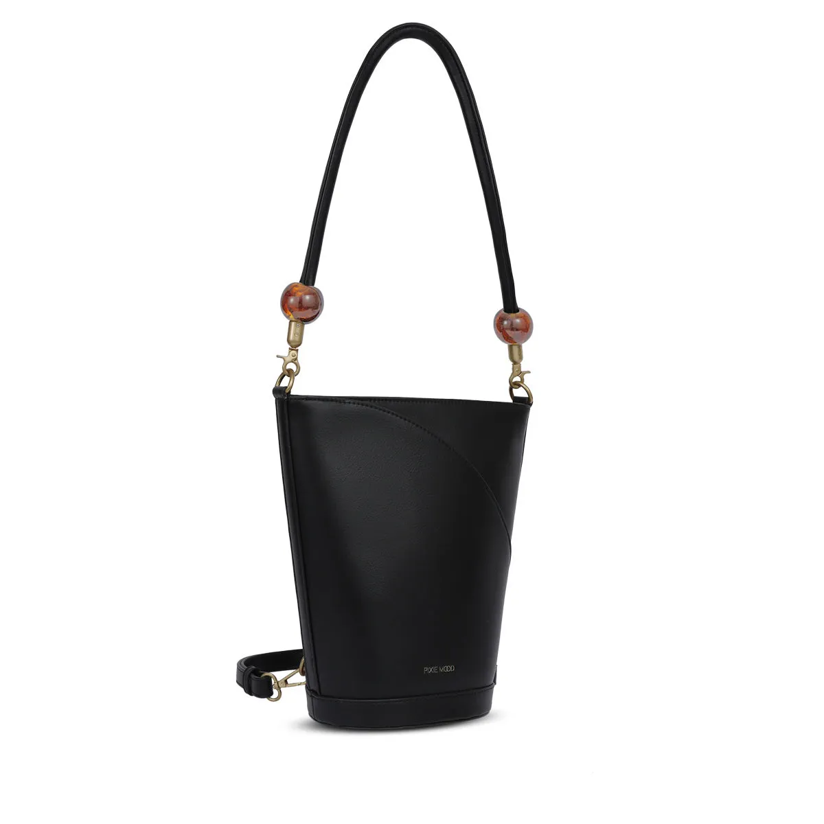 Violet Bucket Shoulder Bag sold by Pixie Mood product image thumbnail 3