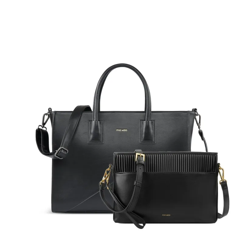 Greta Work Tote + Jaelyn Pouch Bundle sold by Pixie Mood