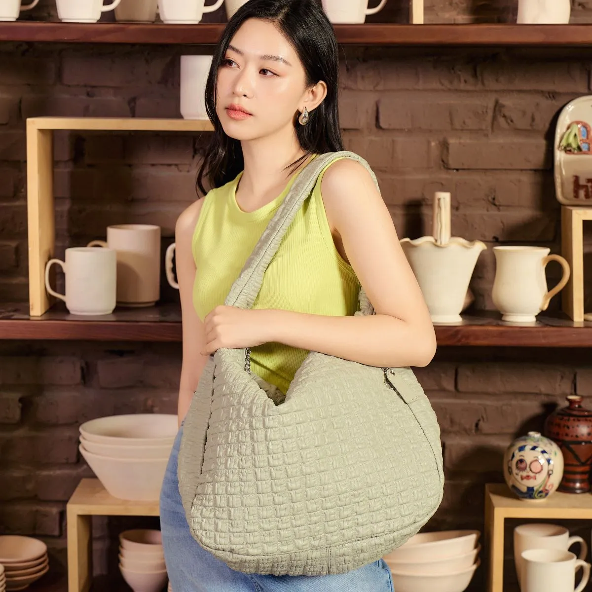 Waffle Shoulder Bag Large sold by Pixie Mood product image thumbnail 2