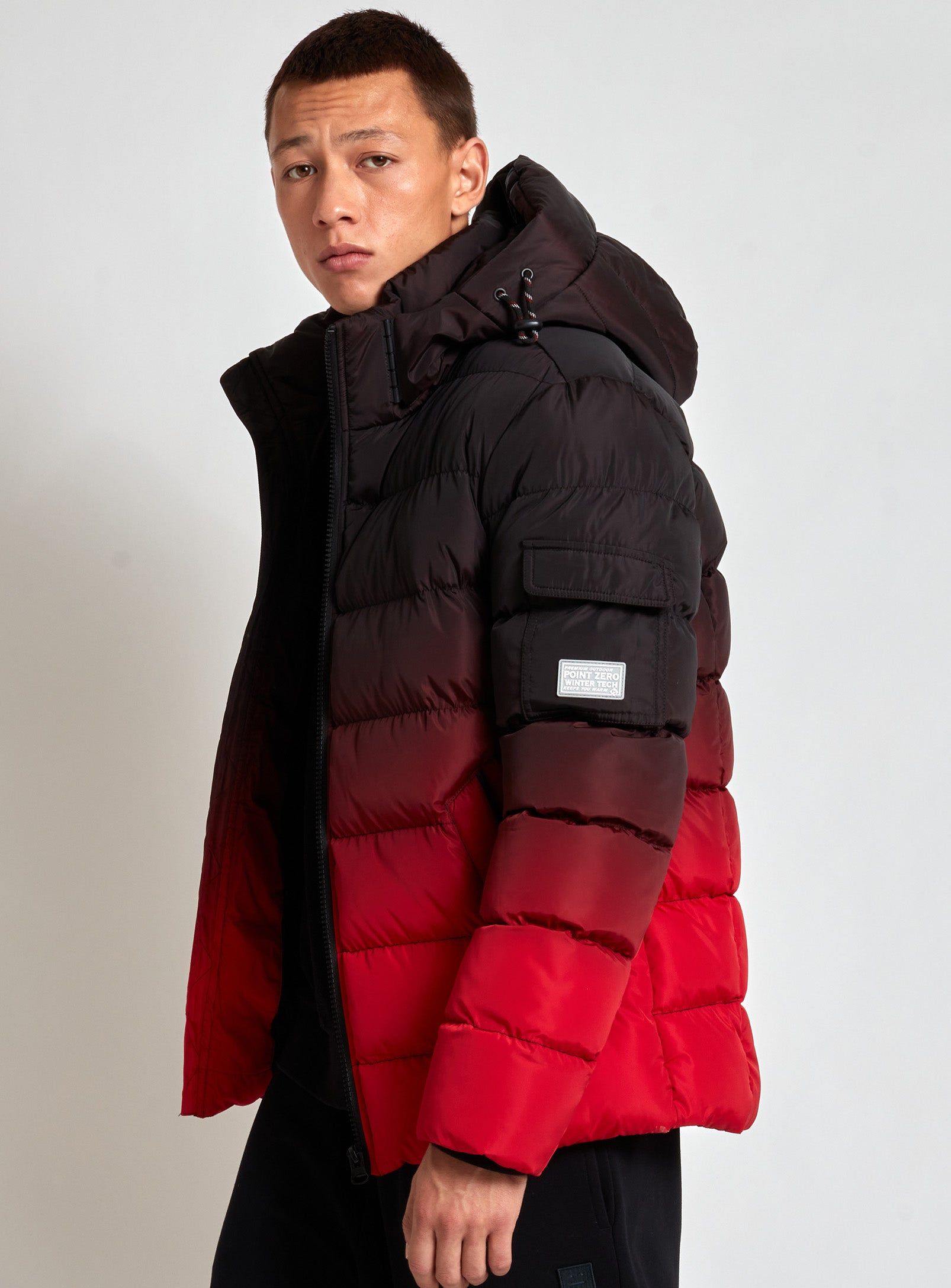 AKSEL | Dip dye puffer jacket ||AKSEL | Doudoune teintée par trempage sold by Point Zero product image thumbnail 3