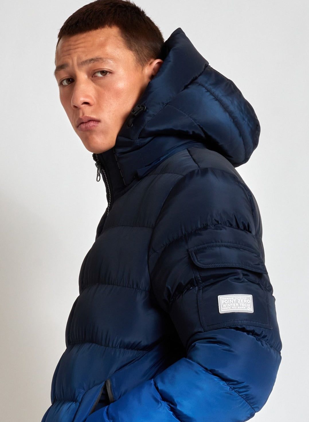 AKSEL | Dip dye puffer jacket ||AKSEL | Doudoune teintée par trempage sold by Point Zero product image thumbnail 12