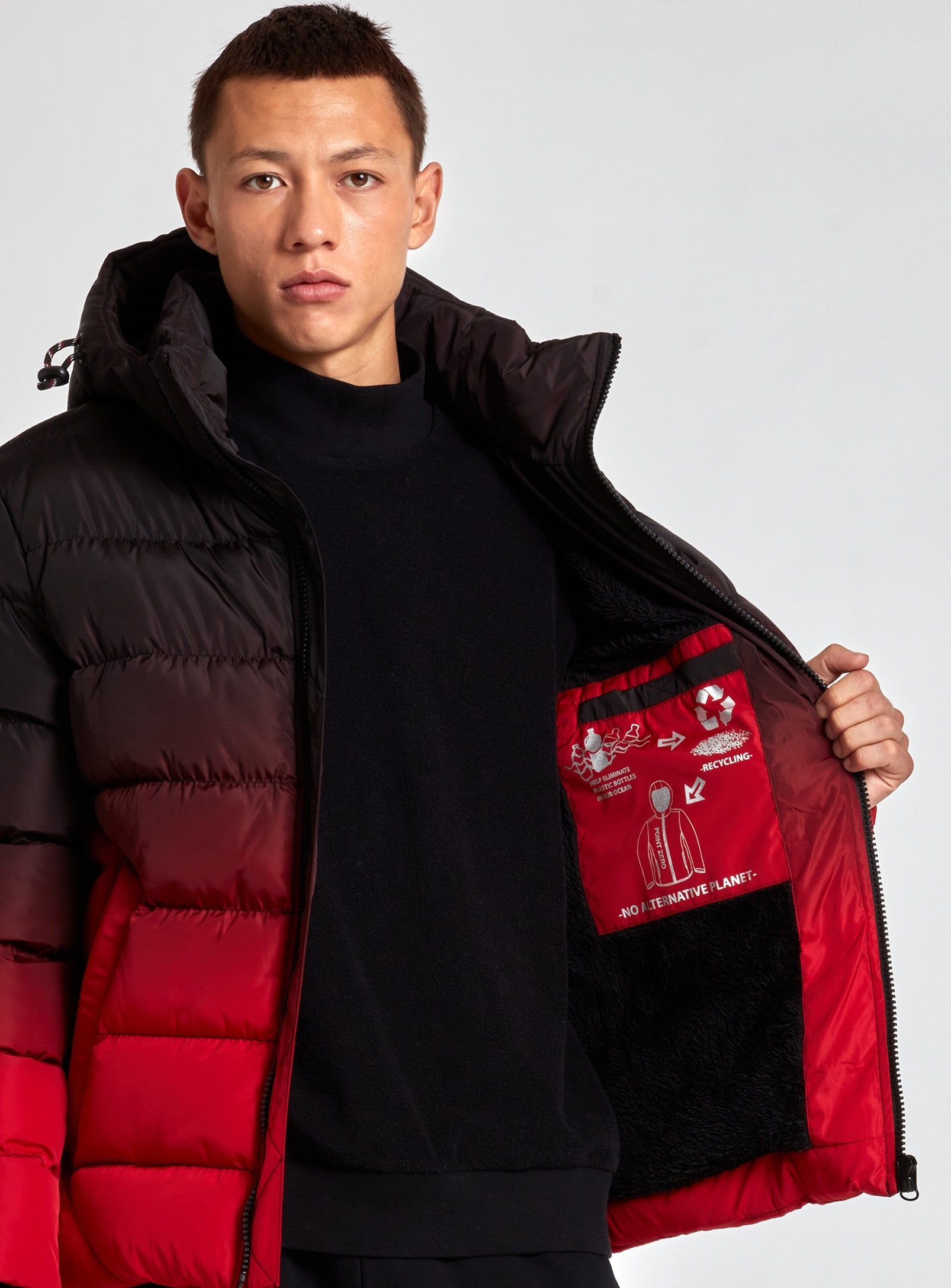 AKSEL | Dip dye puffer jacket ||AKSEL | Doudoune teintée par trempage sold by Point Zero product image thumbnail 7