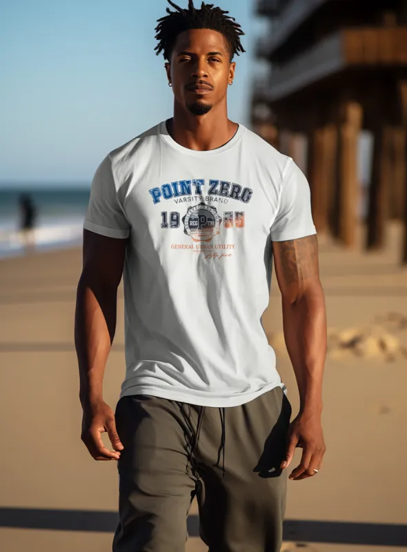 HERITAGE | Classic fit logo unisex tshirt   || HERITAGE | T-shirt unisexe à logo coupe classique sold by Point Zero