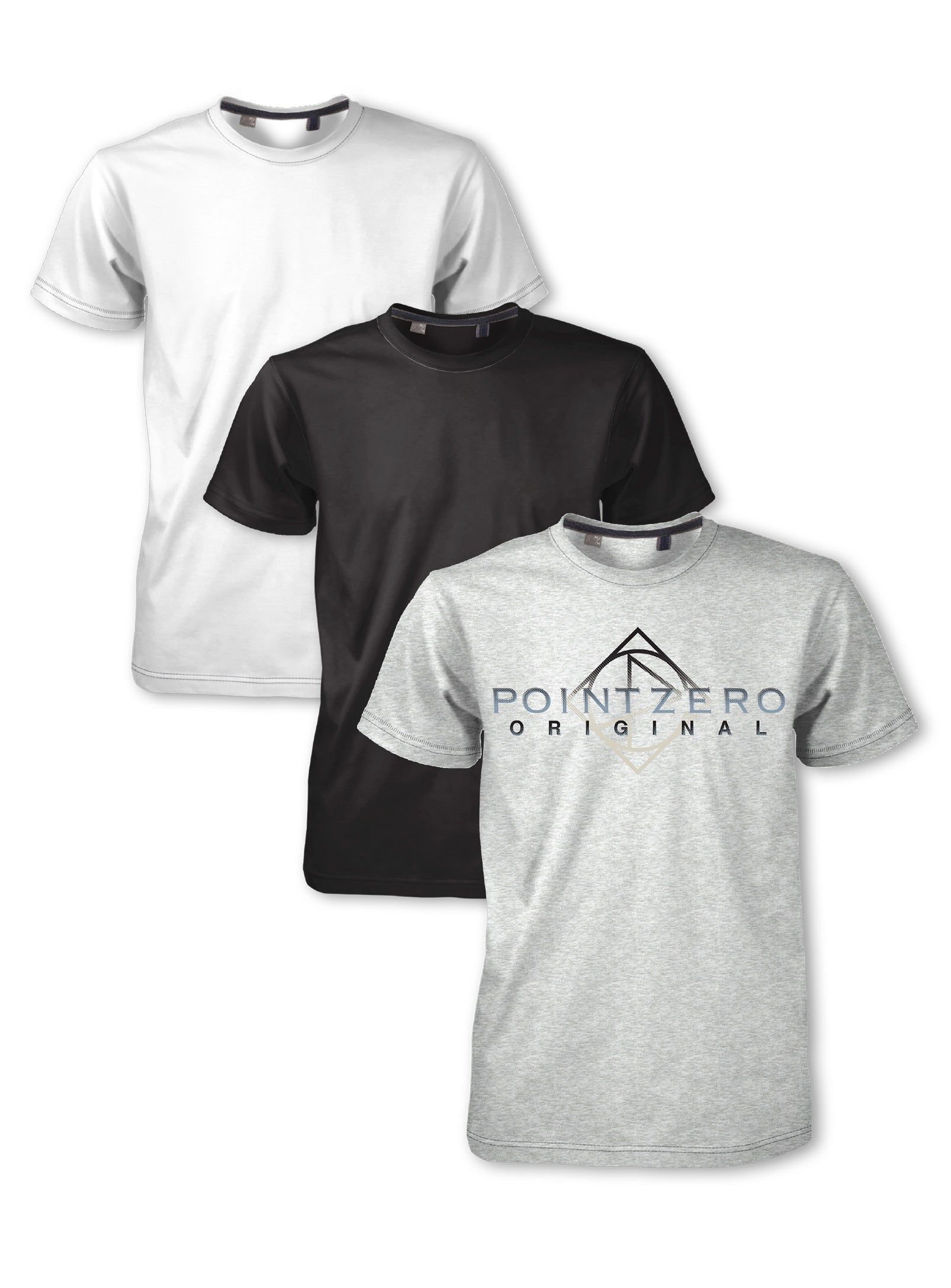3-Pack Cotton T-Shirt set || Paquet de 3 T-shirts en coton sold by Point Zero product image thumbnail 20