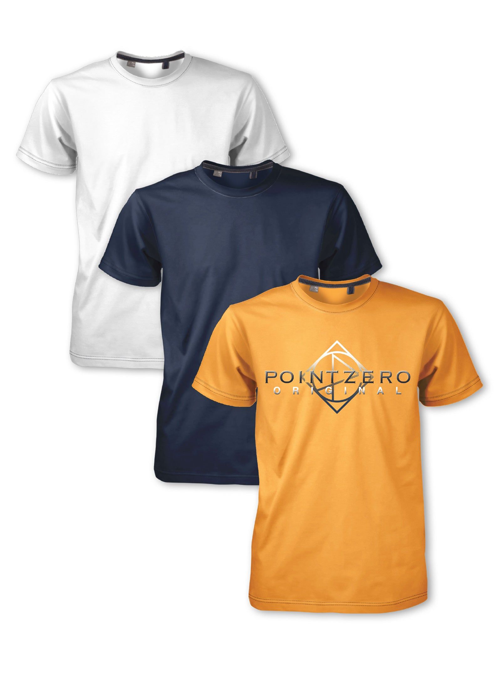 3-Pack Cotton T-Shirt set || Paquet de 3 T-shirts en coton sold by Point Zero