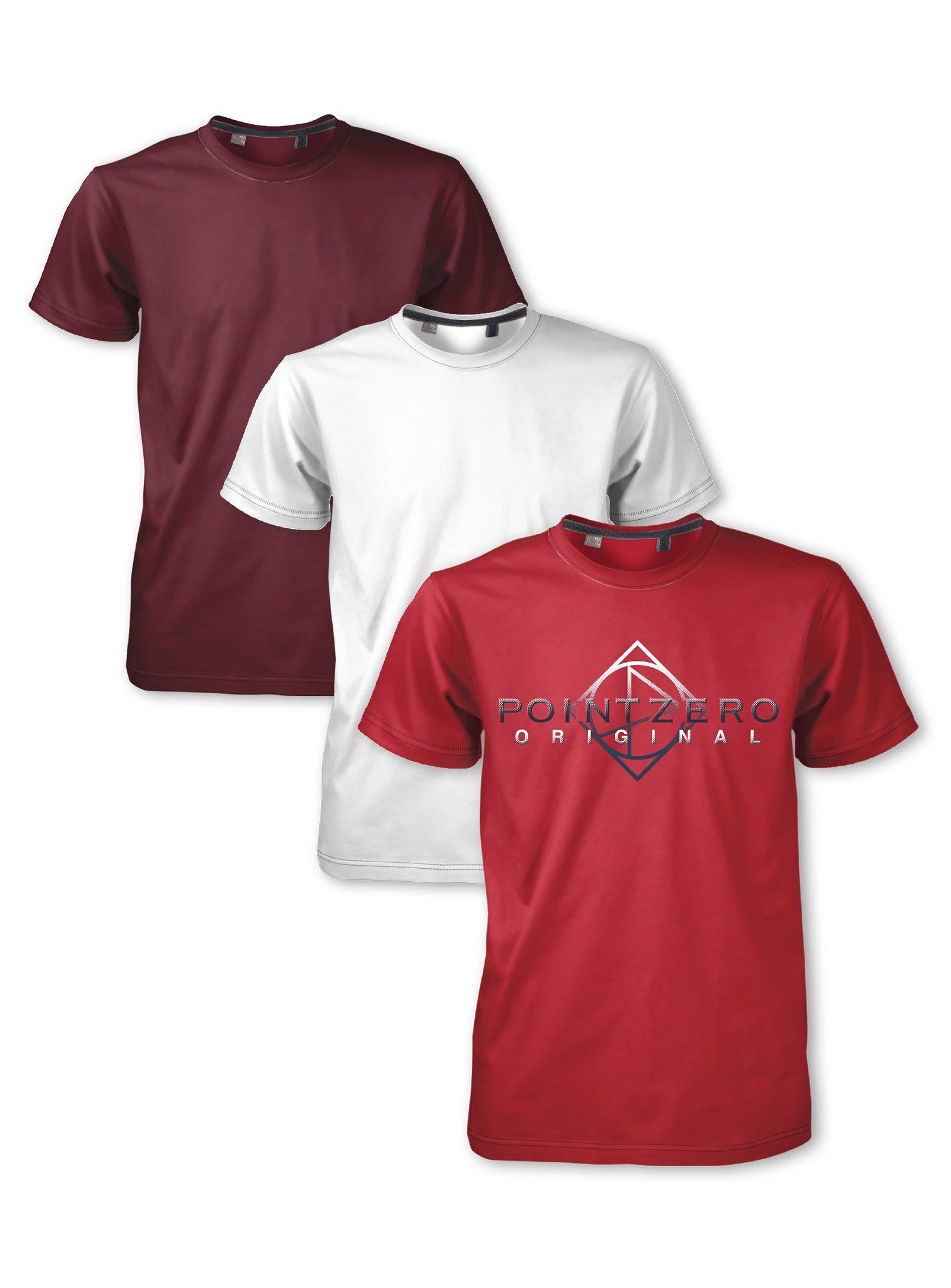 3-Pack Cotton T-Shirt set || Paquet de 3 T-shirts en coton sold by Point Zero product image thumbnail 30