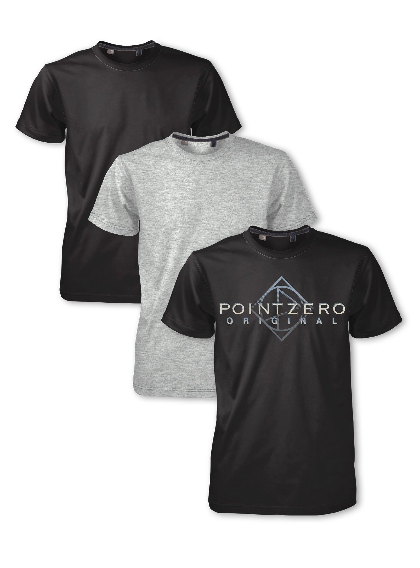 3-Pack Cotton T-Shirt set || Paquet de 3 T-shirts en coton sold by Point Zero product image thumbnail 35