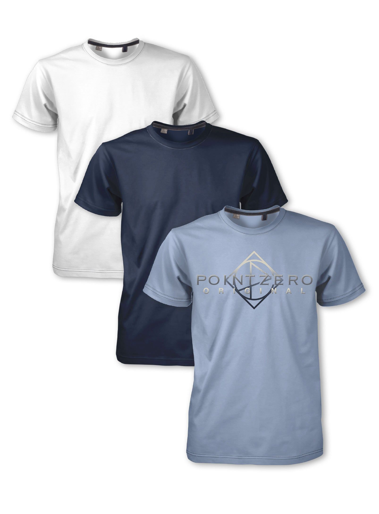 3-Pack Cotton T-Shirt set || Paquet de 3 T-shirts en coton sold by Point Zero product image thumbnail 15