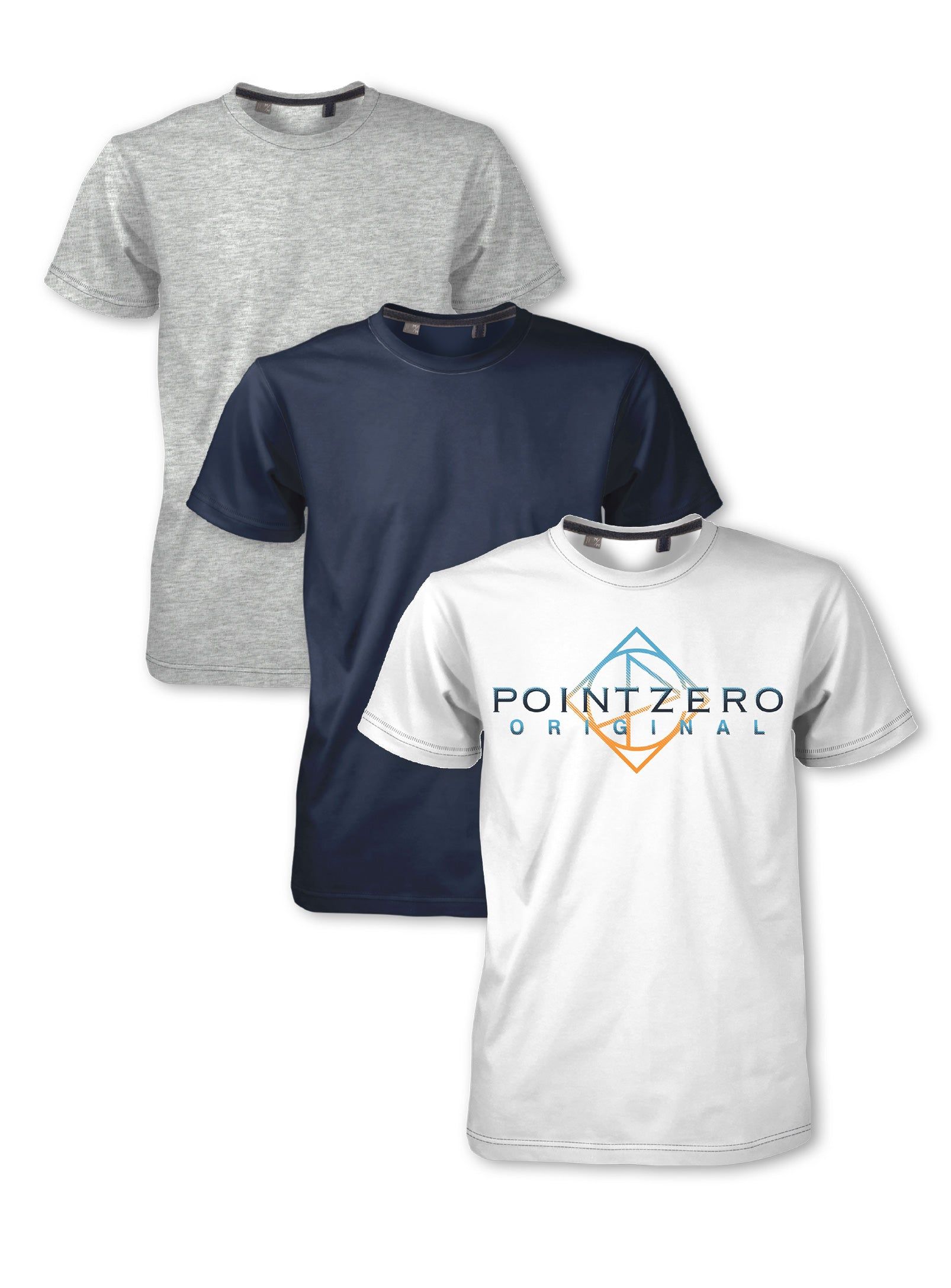 3-Pack Cotton T-Shirt set || Paquet de 3 T-shirts en coton sold by Point Zero product image thumbnail 21