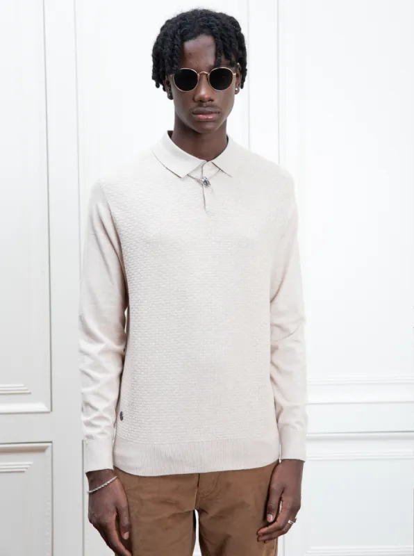 LOLAN| Cashmere-like Polo || LOLAN| Pull polo en cachemire sold by Point Zero