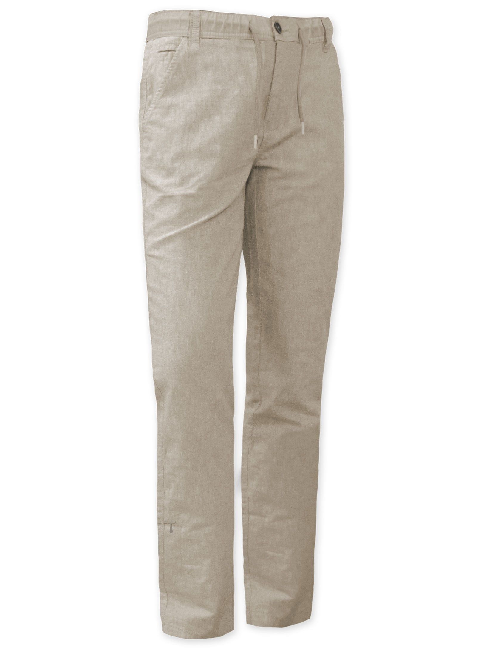 EDDY| Linen pants with elastic waistband|| EDDY|Pantalon en lin avec ceinture élastique sold by Point Zero product image thumbnail 2