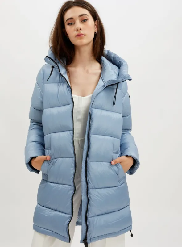OLIVIA | Classic winter long puffer jacket || OLIVIA | Doudoune d'hiver longue matelassée sold by Point Zero