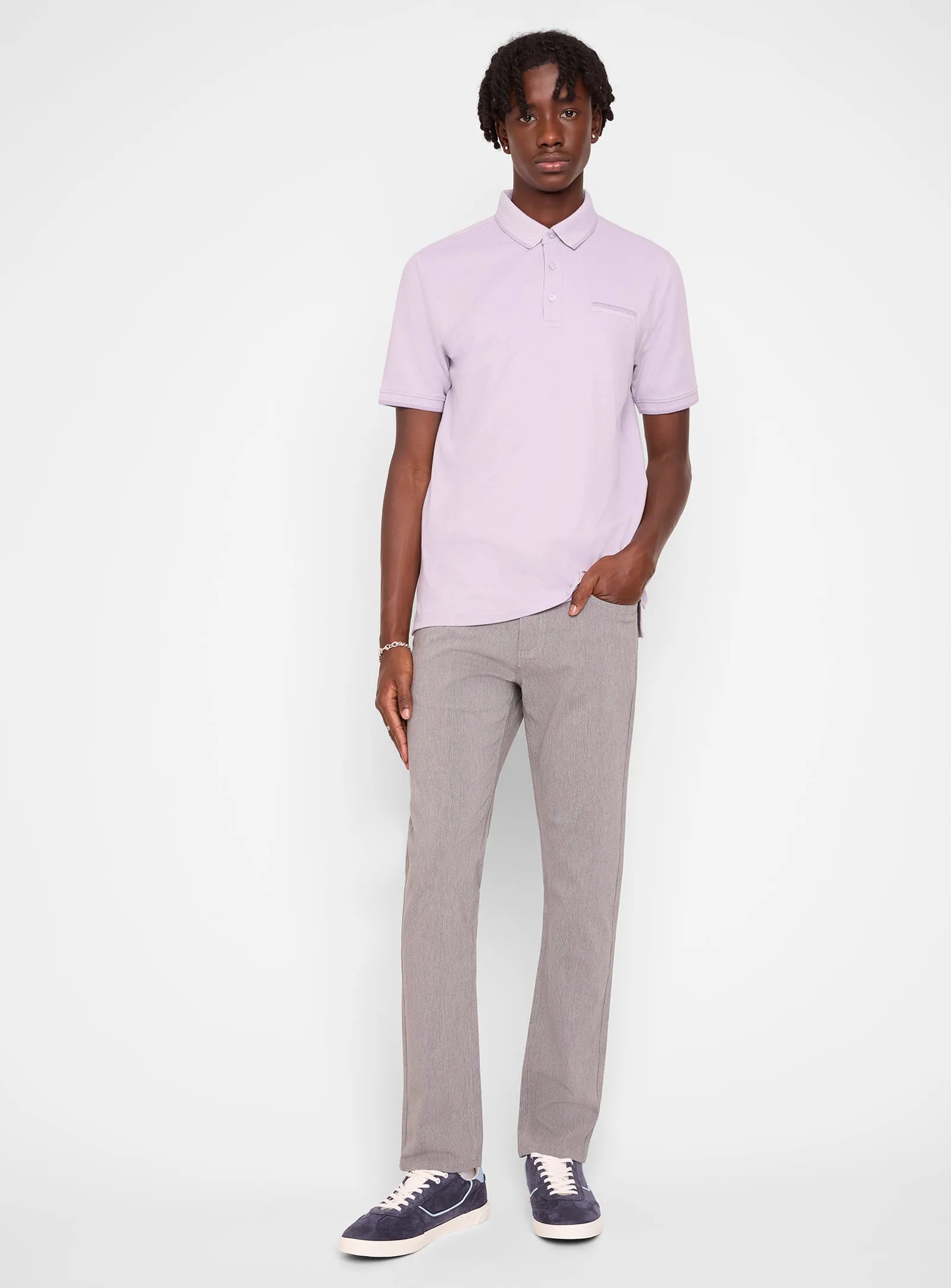 JONI | 5 Pocket Flex pattern pants|| JONI | Pantalons à motif Pocket Flex sold by Point Zero