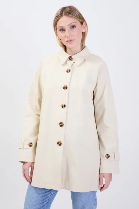 STEPHANIE | Classic trench with striped lining || STEPHANIE | Trench classique avec interieur ligne sold by Point Zero
